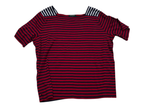Blusa Ralph Lauren De Mujer Talla 3x Rojo Azul Rayada