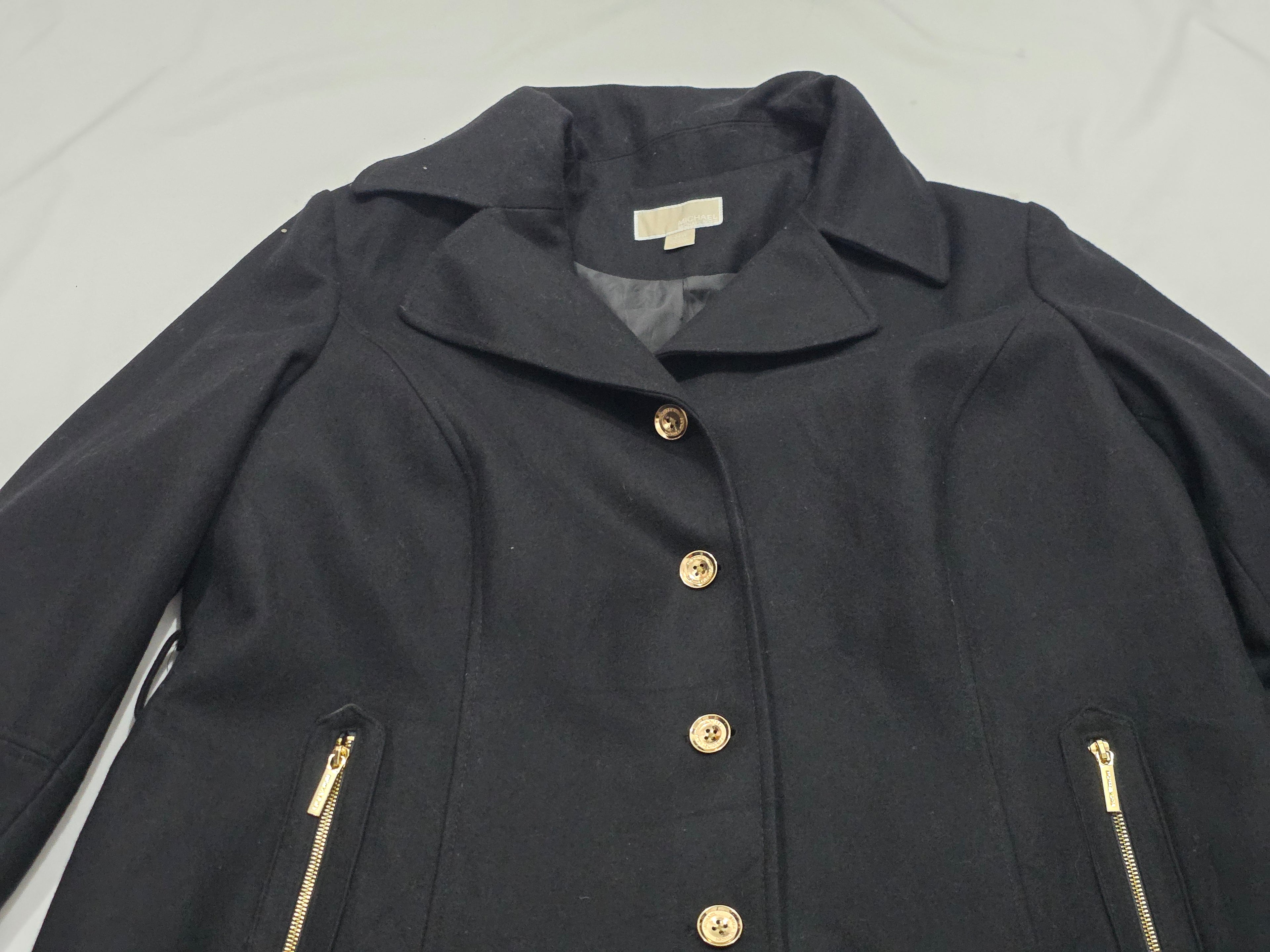 Abrigo Michael Kors Color Negro De Mujer Talla 24w