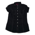 Camisa Tommy Hilfiger De Mujer Manga Corta Extra Chica Azu