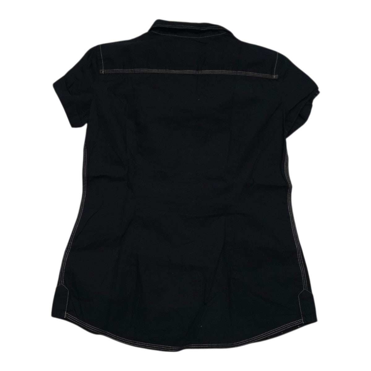 Camisa Tommy Hilfiger De Mujer Manga Corta Extra Chica Azu