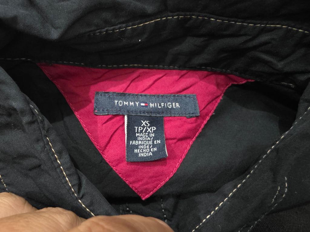 Camisa Tommy Hilfiger De Mujer Manga Corta Extra Chica Azu