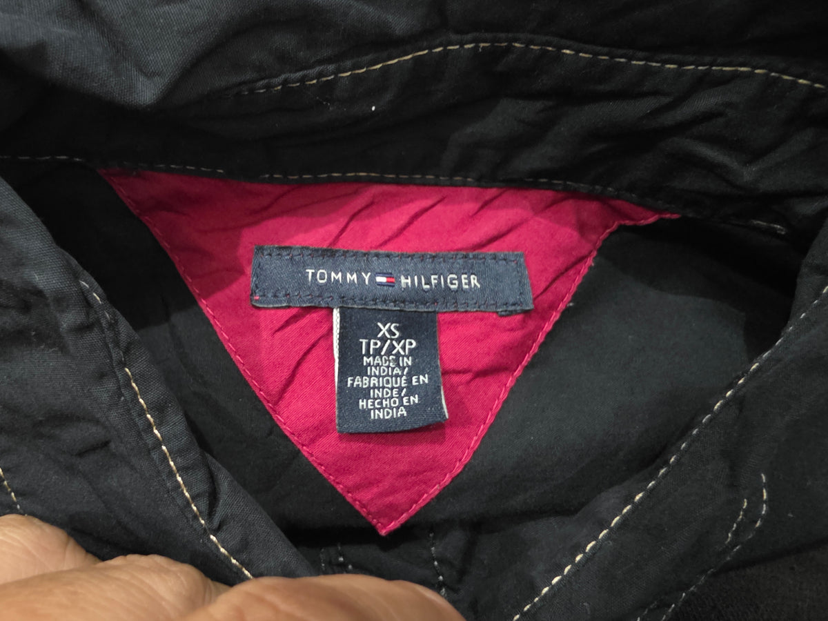 Camisa Tommy Hilfiger De Mujer Manga Corta Extra Chica Azu