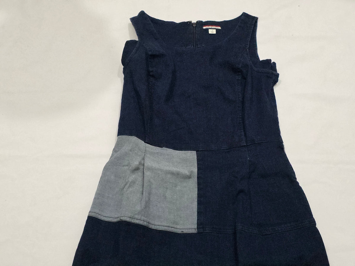 Vestido De Mezclilla Tommy Hilfiger De Mujer Talla 2 Azu