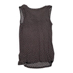 Blusa Michael Kors Escote Drapeado D Mujer Chica Negra/rojo