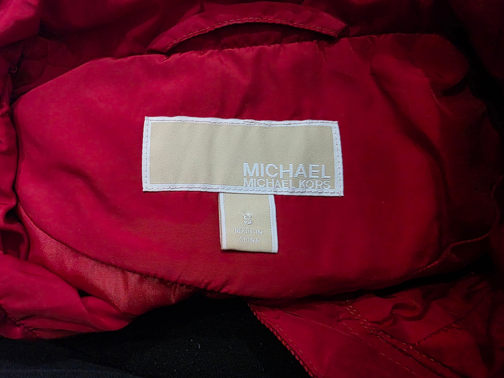 Chaleco Michael Kors De Mujer Talla Chica Color Roj
