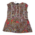 Blusa Tommy Hilfiger Manga Corta Geometrica Talla Chica