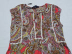 Blusa Tommy Hilfiger Manga Corta Geometrica Talla Chica
