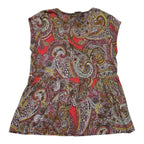 Blusa Tommy Hilfiger Manga Corta Geometrica Talla Chica