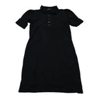 Vestido Ralph Lauren Cuello Polo Color Negro Talla Chica