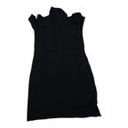 Vestido Ralph Lauren Cuello Polo Color Negro Talla Chica