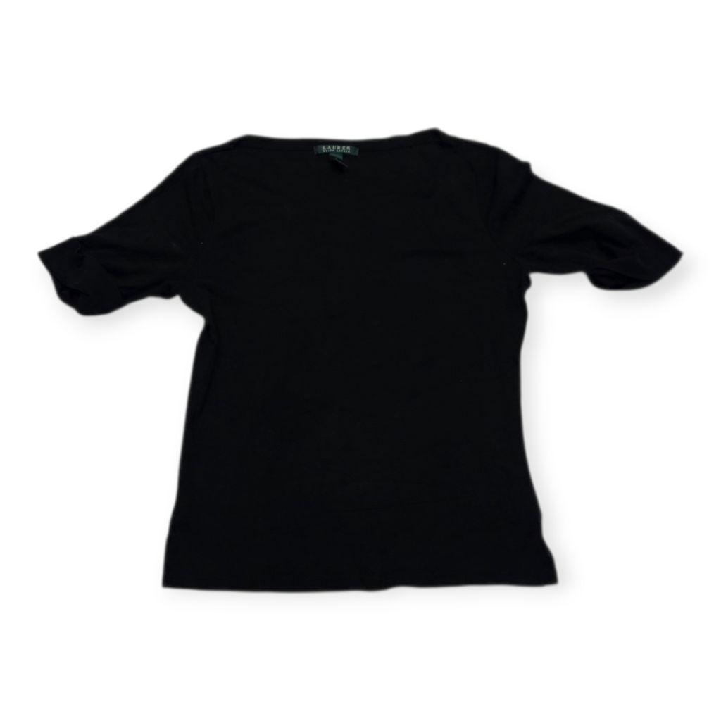 Playera Ralph Lauren De Mujer Grande L Manga Corta Negro
