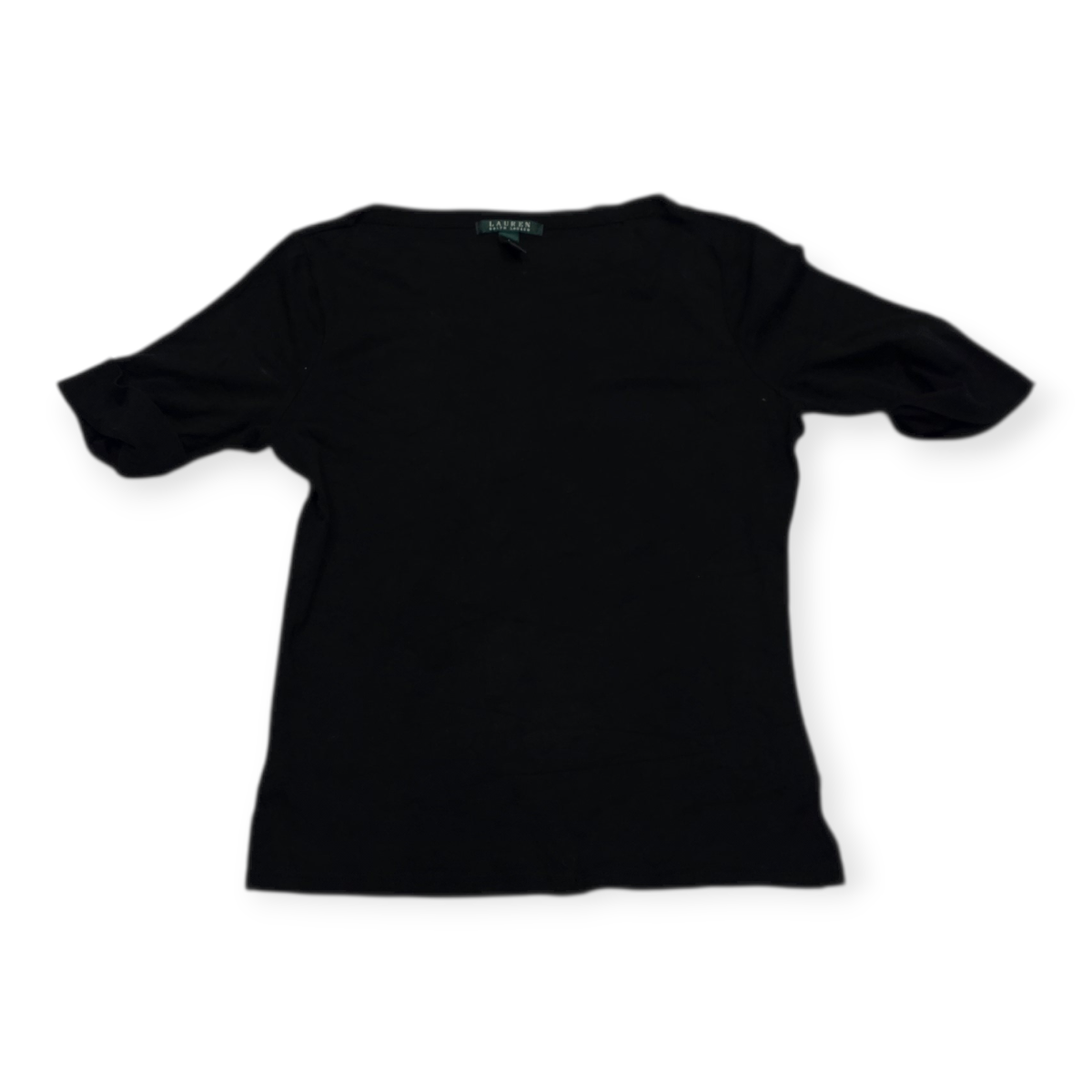 Playera Ralph Lauren De Mujer Grande L Manga Corta Negro