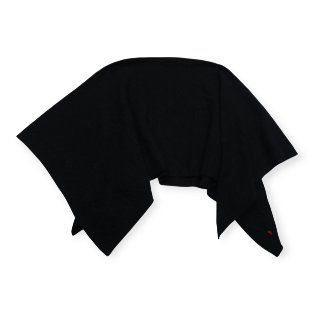 Poncho Suéter Ralph Lauren Lana/cashmere Negro S/m