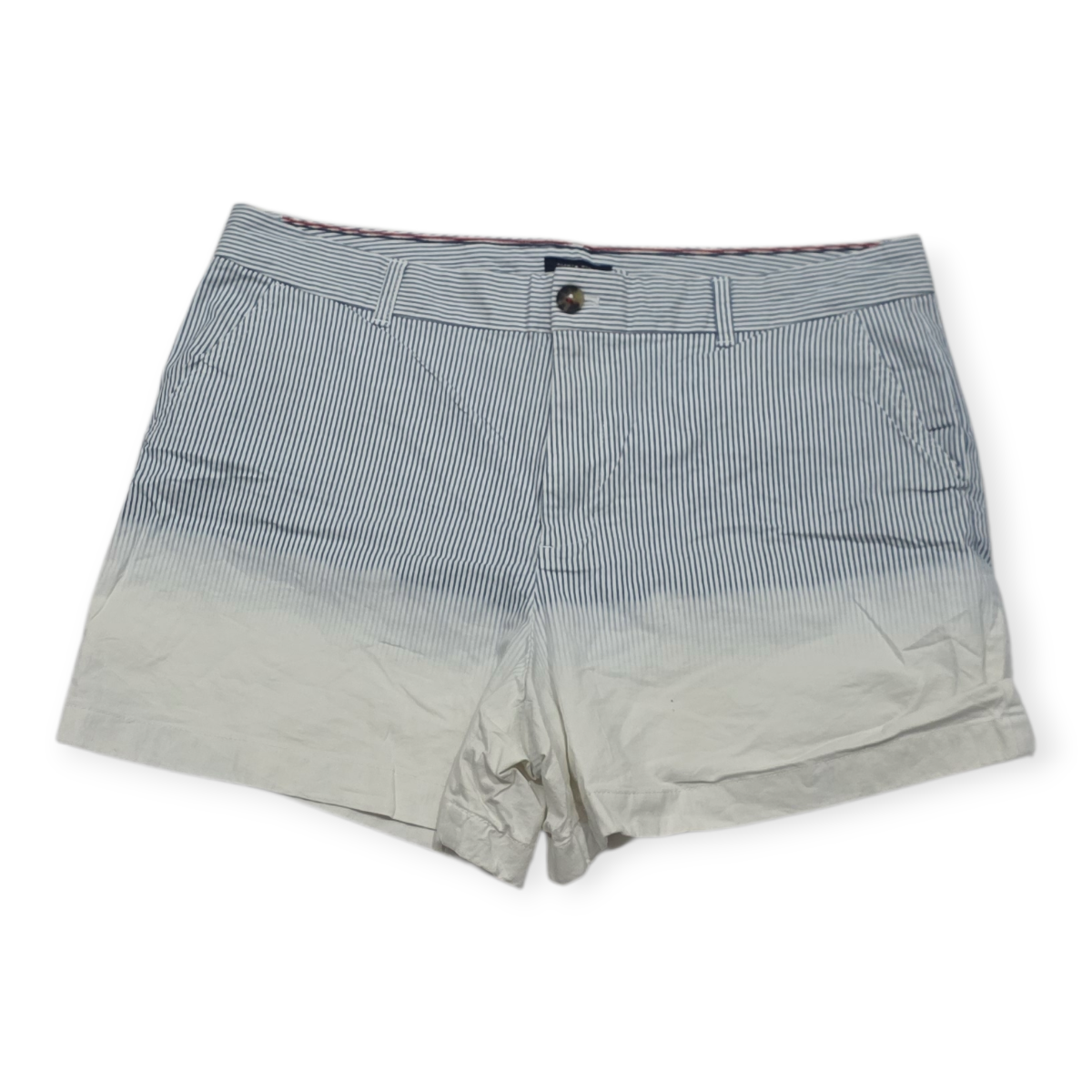 Short Tommy Hilfiger Talla 18 Azul Con Blanco Rayado