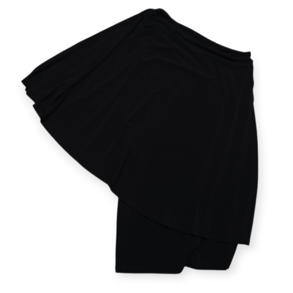 Michael Kors Vestido Negro Moderno Corte Irregular Talla M