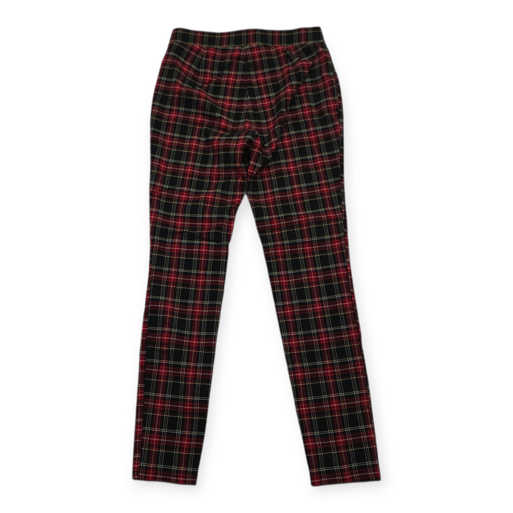 Legging Tommy Hilfiger Talla 4 Rojo/negro A Cuadros