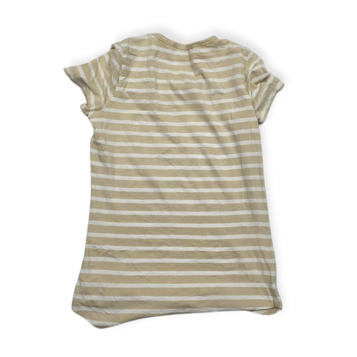 Playera Michael Kors Rayada Chico S Color Crema Manga Corta