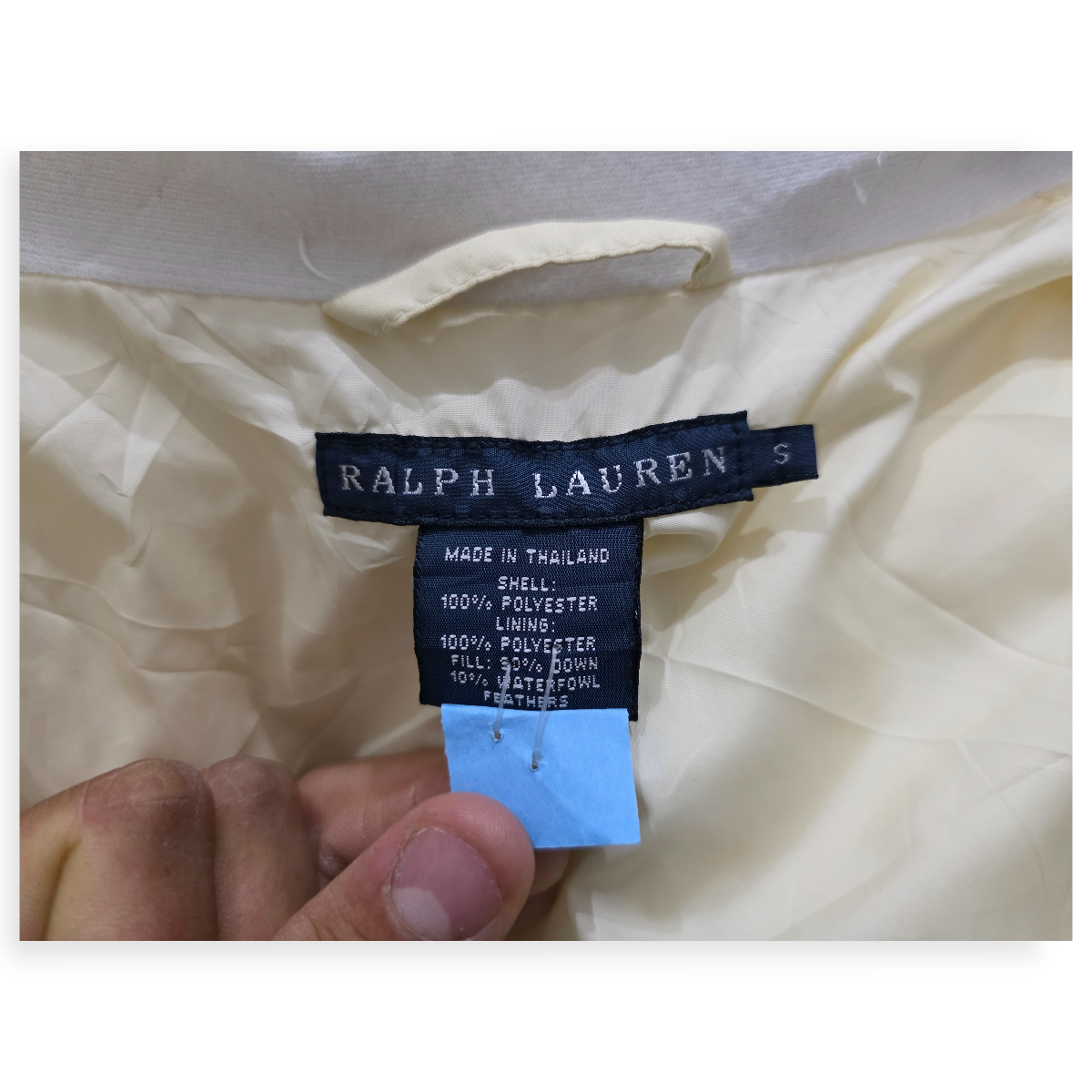 Chaleco Ralph Lauren Down 90/10 Beige Talla S