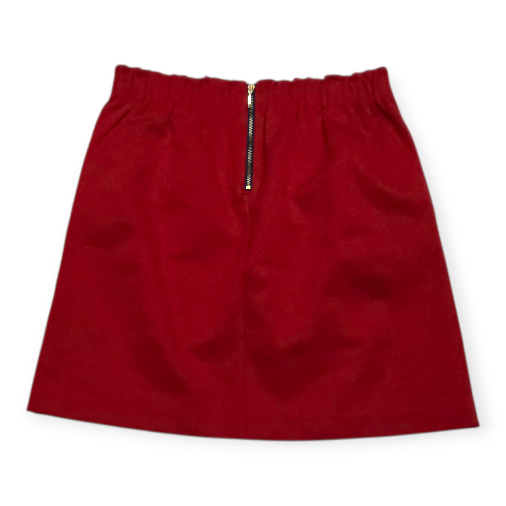 Falda Tommy Hilfiger Mediana M Roja Con Resorte