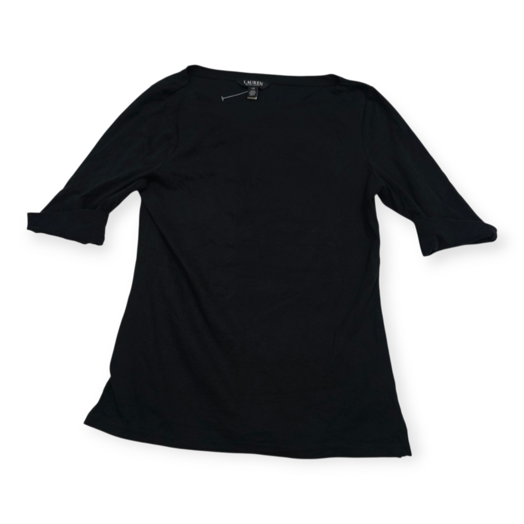Playera Ralph Lauren Manga Corta De Algodón Suave Negro