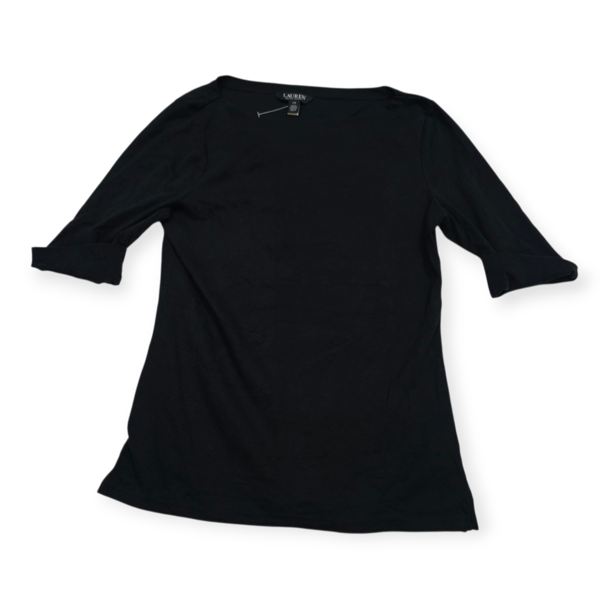 Playera Ralph Lauren Manga Corta De Algodón Suave Negro