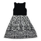 Vestido Ralph Lauren Talla 6 Color Negro Con Falda Blanca