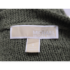 Cardigan Michael Kors Verde Flecos Tejido Calado Talla S