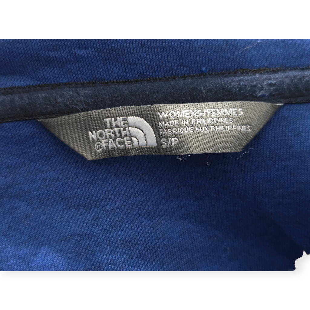 Sudadera The North Face S Capucha Azul Botones Metálicos