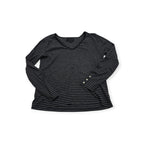 Playera Ralph Lauren Xgrande Xl Gris Oscuro Con Lineas