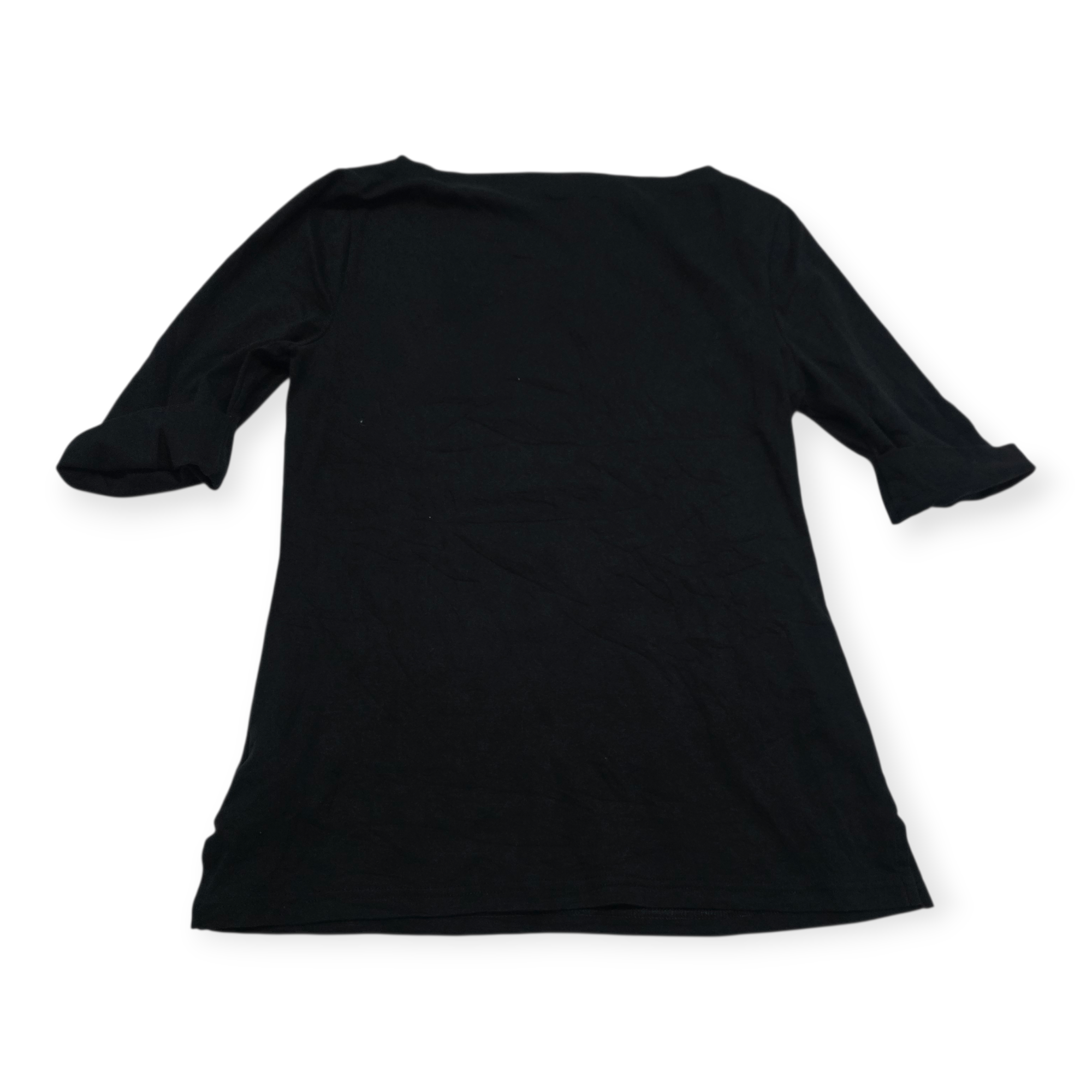 Playera Ralph Lauren Manga Corta De Algodón Suave Negro