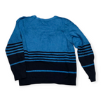 Sueter Tommy Hilfiger Xgrande Xl Azul A 2 Tonos De Mujer