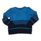 Sueter Tommy Hilfiger Xgrande Xl Azul A 2 Tonos De Mujer
