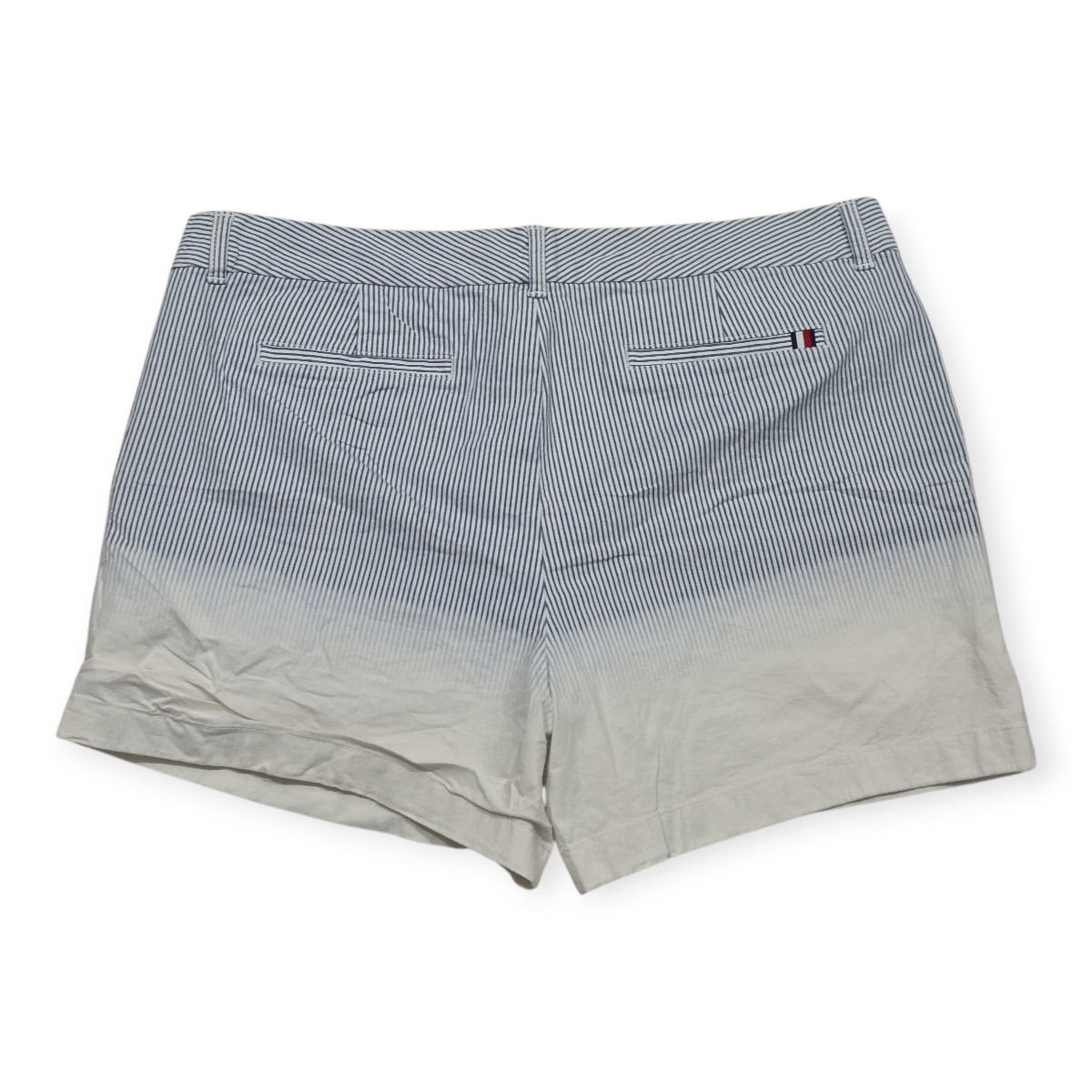 Short Tommy Hilfiger Talla 18 Azul Con Blanco Rayado
