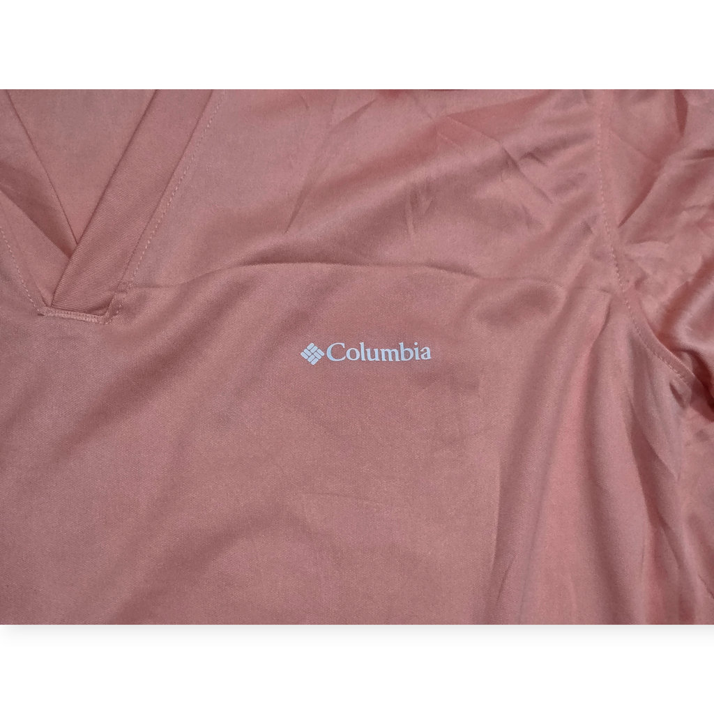 Playera Con Gorro Columbia Omnishade Xgrande Xl Naranja
