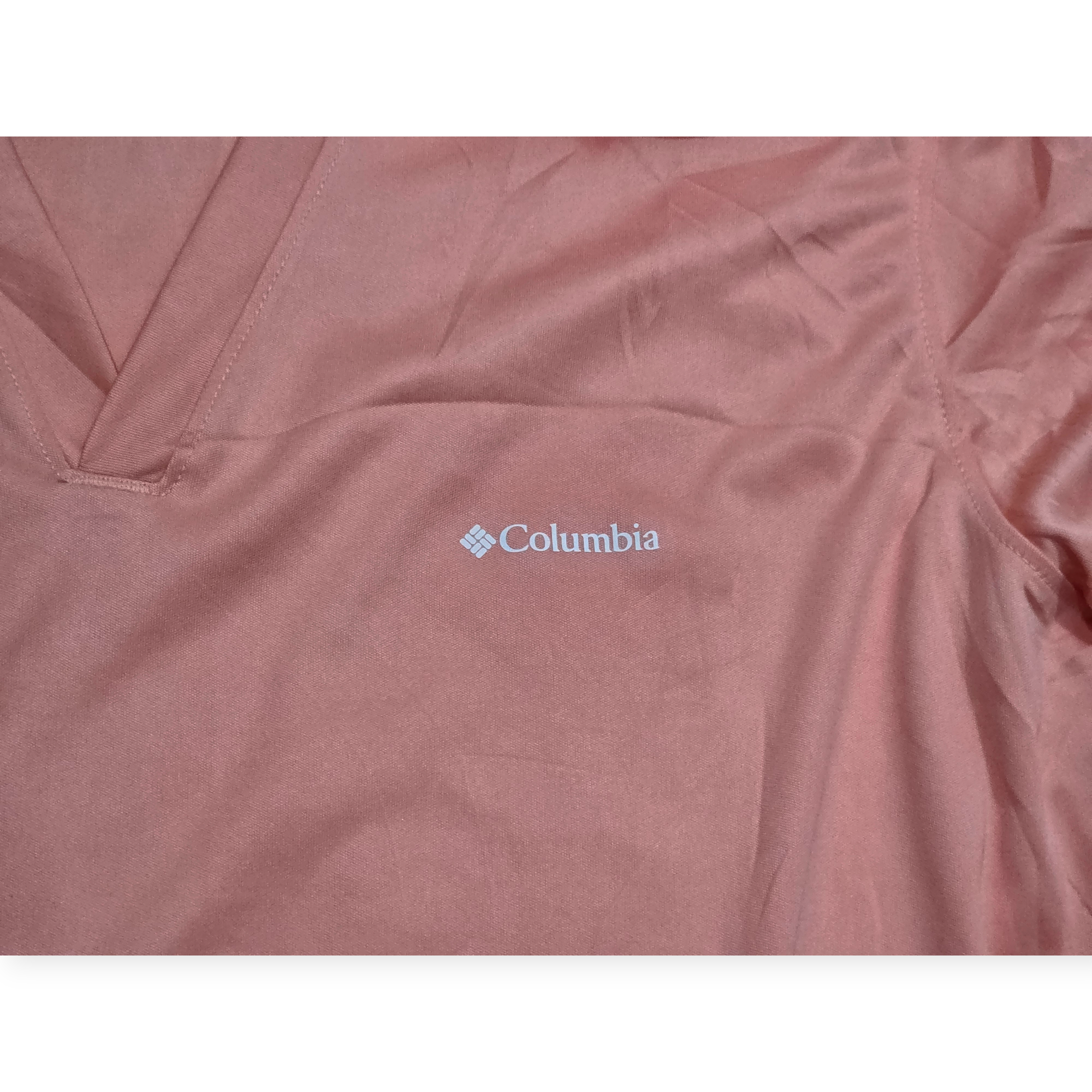 Playera Con Gorro Columbia Omnishade Xgrande Xl Naranja