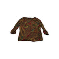 Blusa Ralph Lauren De Mujer Grande L Cafe Con Figuras