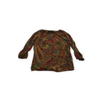 Blusa Ralph Lauren De Mujer Grande L Cafe Con Figuras