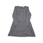 Vestido Michael Kors Xgrande Xl Gris Manga Larga