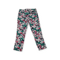Pantalon Brooks Brothers Talla 6 Floreado Verde Con Rosa