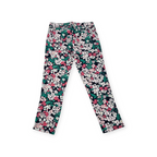 Pantalon Brooks Brothers Talla 6 Floreado Verde Con Rosa