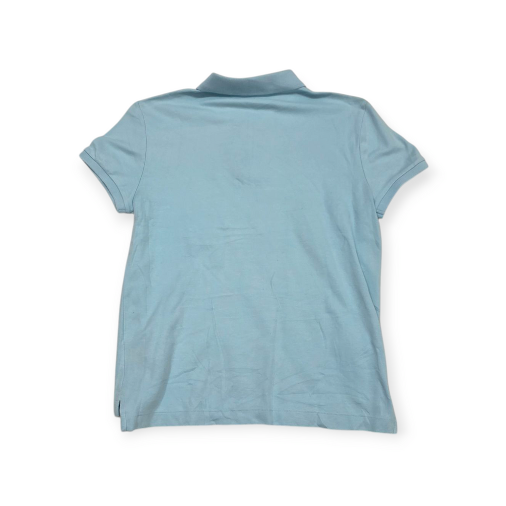 Playera Ralph Lauren Sport Grande L Azul Claro Poni Blanco