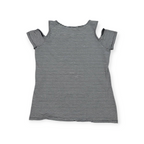 Playera Michael Kors Mediana M Lineas Blanco Negro