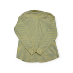 Camisa Brooks Brothers Talla 10 Amarilla Con Lineas Azules