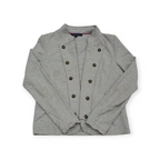 Blazer Tommy Hilfiger Mediana M Gris Claro Rayado