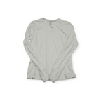 Playera Mujer Lululemon Talla 10 Blanco Manga Larga