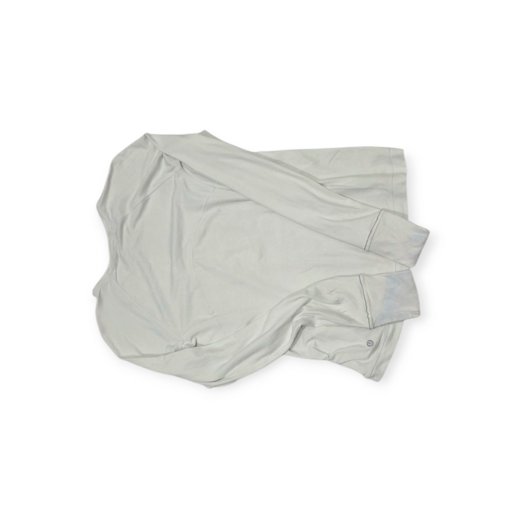 Playera Mujer Lululemon Talla 10 Blanco Manga Larga
