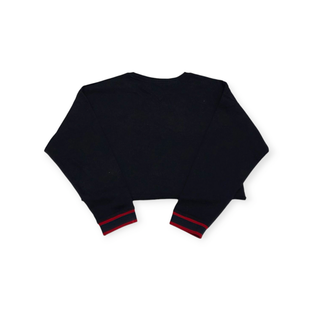 Sudadera Mujer Crop Top Azul Marino Tommy Hilfiger Mediana M