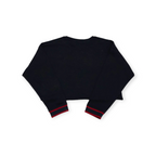 Sudadera Mujer Crop Top Azul Marino Tommy Hilfiger Mediana M