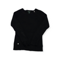 Suéter Mujer Ralph Lauren Grande L Negra Con Plateado