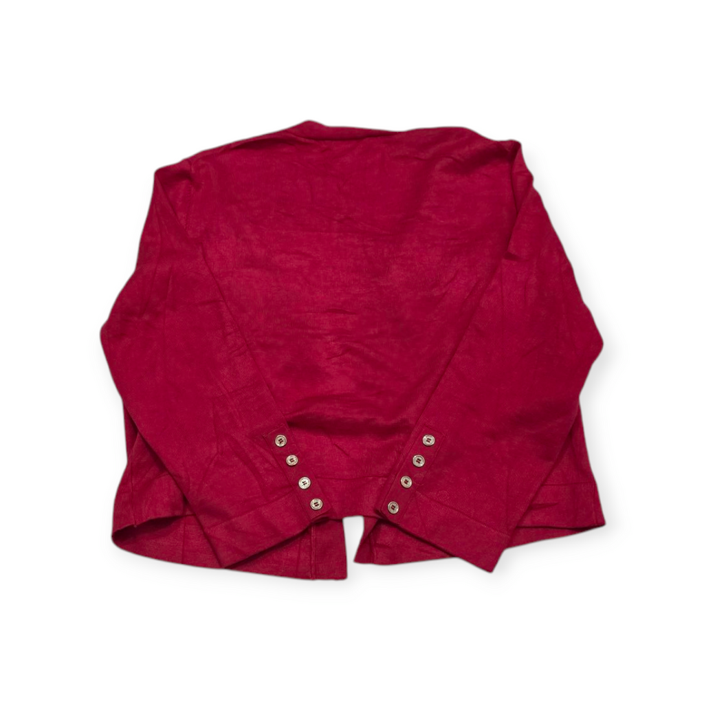 Cardigan Corto Tommy Hilfiger Grande L Color Rosa Oscuro